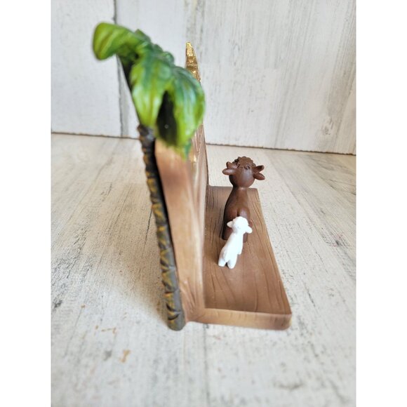 Roman inc nativity scene backdrop animal sheep Xmas decor figure - Picture 6 of 9